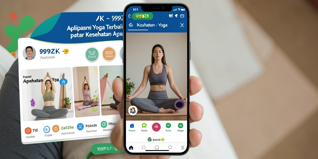 Tampilan antarmuka aplikasi Yoga 999ZK yang menarik dan mudah digunakan.