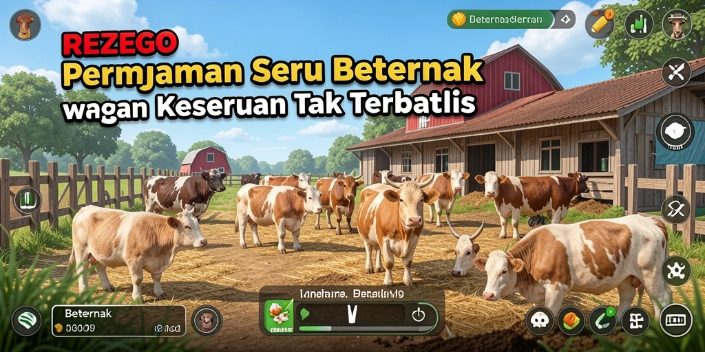 Antarmuka pengguna REZEGO yang menarik dan fungsional.
