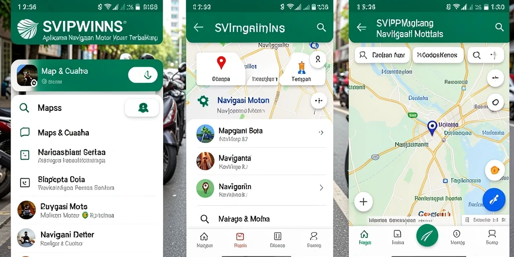 Antarmuka pengguna SVIPWINS menampilkan peta dan informasi navigasi yang jelas.