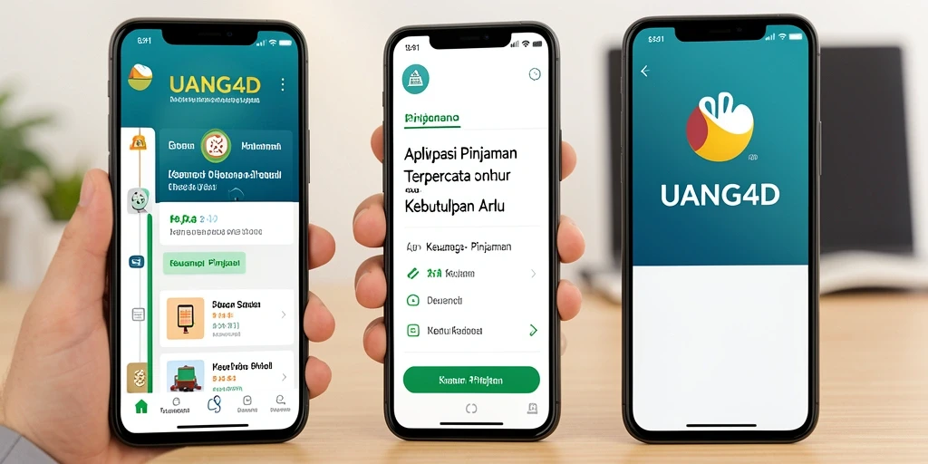 Tampilan antarmuka aplikasi UANG4D yang user-friendly.